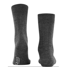 Falke Day Sock Crew Carpet in Shoe (climate-regulating Merino wool) grey Men - 1 Pair