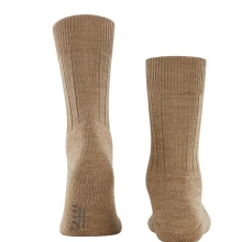 Falke Daily Sock Crew Carpet in Shoe (climate-regulating Merino wool) beige-brown Men - 1 Pair