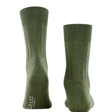 Falke Daily Sock Crew Carpet in Shoe (climate-regulating Merino wool) sage green Men - 1 Pair