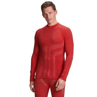 Falke Functional Underwear Long Sleeve Shirt Wool-Tech (finest Merino wool, high freedom of movement) red Men