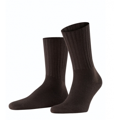 Falke Daily Sock Crew Nelson (climate-regulating merino wool) dark brown Men - 1 Pair