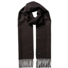 Falke scarf dark brown 180cm x 30cm - 1 piece