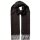 Falke scarf dark brown 180cm x 30cm - 1 piece