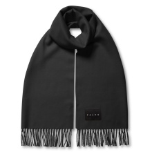 Falke scarf (100% virgin wool) black 180cm x 50cm - 1 piece