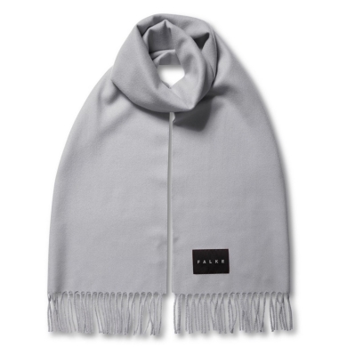 Falke scarf (100% virgin wool) light grey 180cm x 50cm - 1 piece