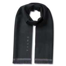 Falke scarf (100% virgin wool) black 184cm x 35cm - 1 piece