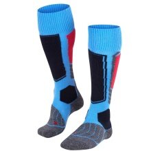 Falke Ski Socks SK1 (Knee Socks for Occasional Skiers) Light Blue Ladies - 1 Pair