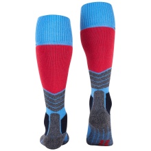 Falke Ski Socks SK1 (Knee Socks for Occasional Skiers) Light Blue Ladies - 1 Pair