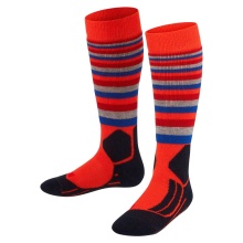 Falke Ski Sock SK2 Stripes orange Kids 1 pair