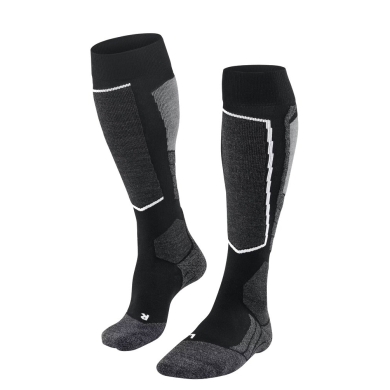 Falke Ski Sock SK2 Intermediate Vegan Skiing Knee Socks (optimal fit) black Women - 1 Pair