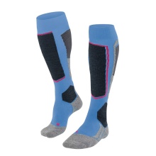 Falke Ski Sock SK2 Intermediate Vegan Ski Knee Socks (optimal fit) blue Women - 1 Pair