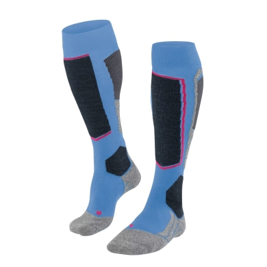 Falke Ski Sock SK2 Intermediate Vegan Ski Knee Socks (optimal fit) blue Women - 1 Pair