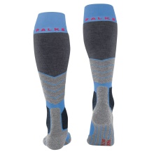 Falke Ski Sock SK2 Intermediate Vegan Ski Knee Socks (optimal fit) blue Women - 1 Pair