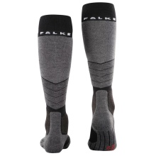 Falke Ski Sock SK2 Intermediate Wool (medium cushioning) black/grey Men's - 1 pair