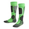 Falke Ski Sock SK2 Intermediate Skiing Knee Socks green/black/grey Children - 1 Pair