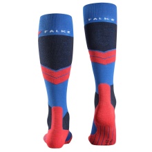 Falke SK4 Advanced Ski Socks (optimal fit) Olympic blue/red Men's - 1 pair