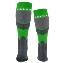 Falke Ski Sock SK4 Advanced Skiing Knee Socks Green/Black Children - 1 Pair