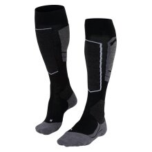 Falke Ski Sock SK4 (for sporty female skiers) black/gray Women - 1 Pair