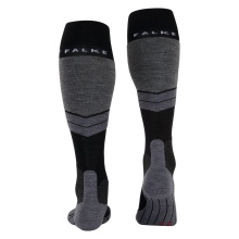 Falke Ski Sock SK4 (for sporty female skiers) black/gray Women - 1 Pair