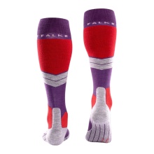 Falke Ski Sock SK4 (for sporty female skiers) violet Women - 1 pair