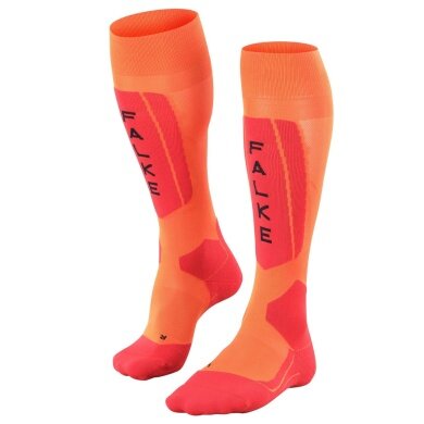 Falke Ski Sock SK5 (for competitors, ultra-light padding) orange/red Men - 1 pair