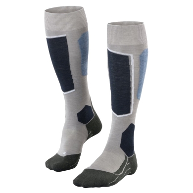 Falke Ski Sock SK6 Pro Knee-High Socks (optimal fit) grey Men - 1 Pair