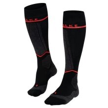 Falke Ski Sock SK Compression Wool (with gradual compression) black Women - 1 Pair