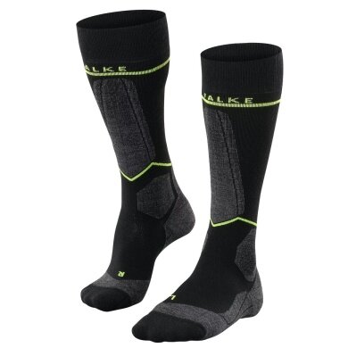 Falke Ski Sock SK Compression Wool (with gradual compression) black Men - 1 Pair