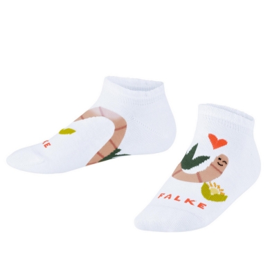 Falke Day Sock Funny Worm Sneaker (sustainable cotton) white Kids - 1 Pair