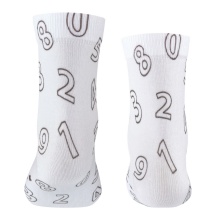 Falke Day Sock Number Paint Set (4 textile pens and 1 pair of FALKE children's socks) white Children - 1 pair