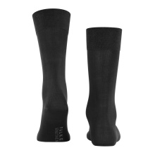 Falke Day Sock Crew Sensitive Malaga (fine mesh, cotton) black Men - 1 Pair