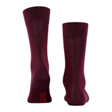 Falke Day Sock Crew Sensitive Malaga (fine mesh, cotton) burgundy Men - 1 Pair