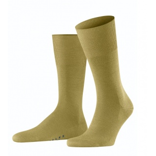 Falke Day Sock Airport (climate-regulating, skin-friendly) olive/yellow Men - 1 Pair