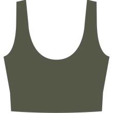 Falke Functional Underwear Sport Bra (adjustable straps, polyamide blend) green women