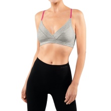 Falke Functional Underwear Sport Bra Wool-Tech Light (adjustable straps, highly elastic) grey Women