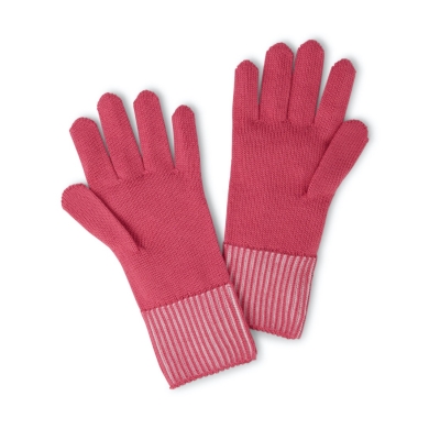 Falke Knitted Gloves (Merino Wool) - soft and warm - red - Unisex - 1 Pair