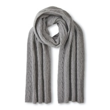 Falke Winter Scarf (Merino Wool) light grey 170cm x 30cm - 1 piece