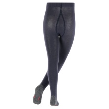 Falke Tights Active Warm (light, warming Merino wool) navy blue Kids