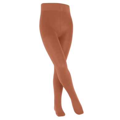 Falke Tights Family (sustainable cotton, highest wearing comfort) terracotta red Kids