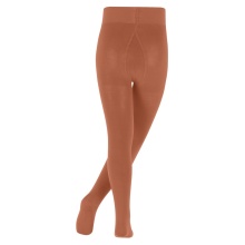 Falke Tights Family (sustainable cotton, highest wearing comfort) terracotta red Kids