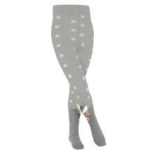 Falke Tights Winter Badger (sustainable cotton, snowflake pattern) light grey Kids