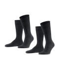 Falke Daily Sock Crew Swing Anthracite Men - 2 Pairs