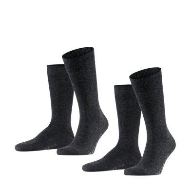 Falke Daily Sock Crew Swing Anthracite Men - 2 Pairs