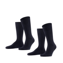 Falke Daily Sock Crew Swing Navy Blue Men - 2 Pairs