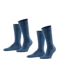 Falke Day Sock Crew Swing Light Blue Men - 2 Pairs