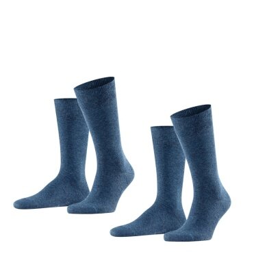 Falke Day Sock Crew Swing Light Blue Men - 2 Pairs