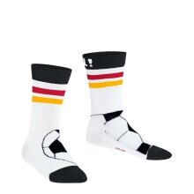 Falke Daily Sock Active Soccer (football design, optimal comfort) white/black Kids - 1 Pair