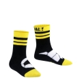 Falke Day Sock Active Soccer (football design, optimal comfort) black/yellow Kids - 1 Pair