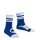 Falke Daily Sock Active Soccer (football design, optimal comfort) white/blue Kids - 1 Pair