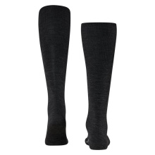 Falke Airport Knee-High Socks (climate-regulating, skin-friendly) anthracite grey Men - 1 Pair